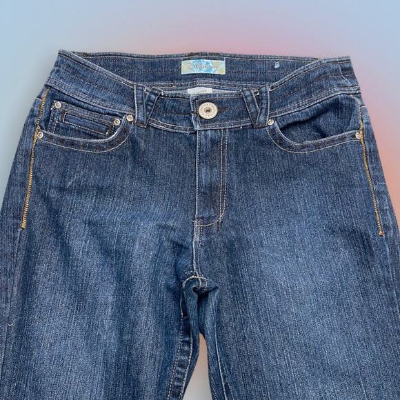 Z. CAVARICCI Women’s 8 Long Bootcut Blue Jeans - Picture 1 of 4